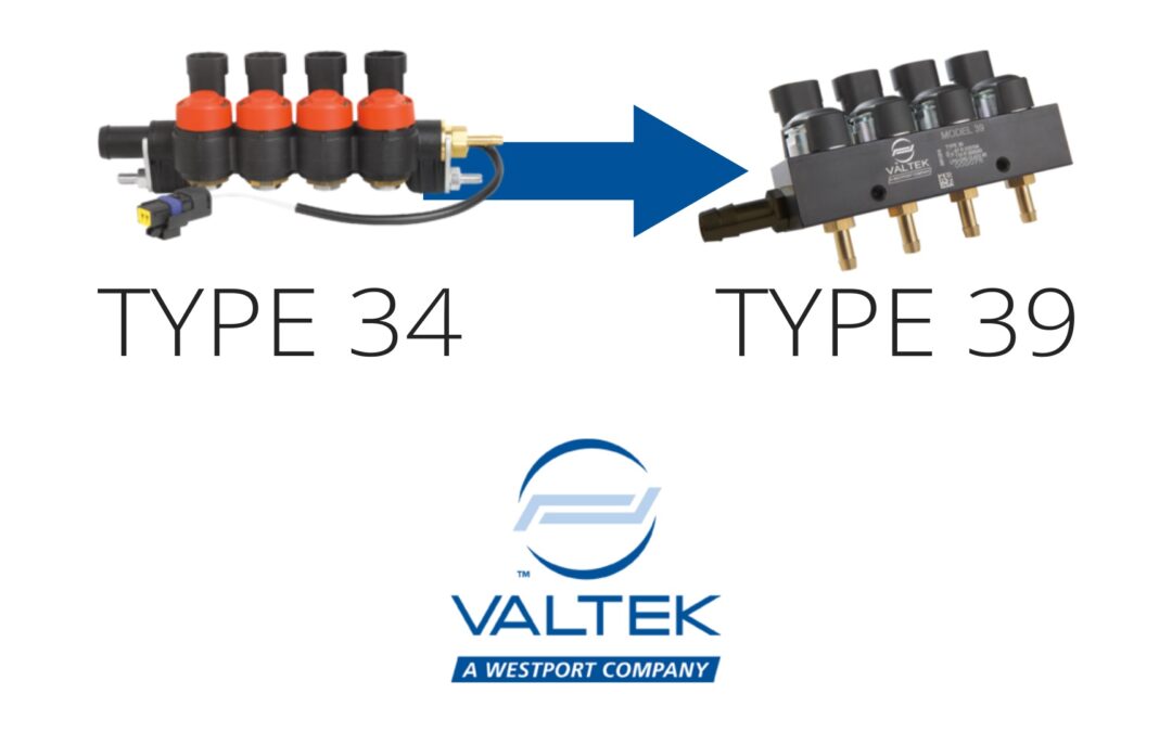 Il Valtek 39 Rail  GPL/METANO sostituisce il Valtek 34